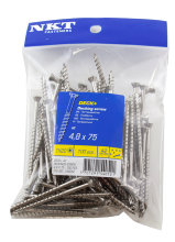 NKT Fasteners DECK+ terrasseskrue 4,8x75 mm 100 stk.